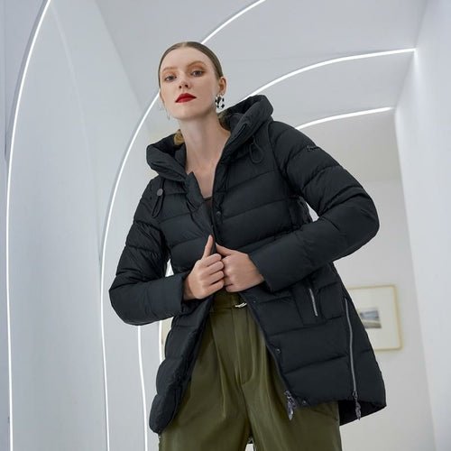 Parka Donna con Cappuccio – Giubbotto Invernale Caldo e Casual - Veyla