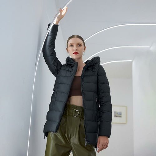Parka Donna con Cappuccio – Giubbotto Invernale Caldo e Casual - Veyla