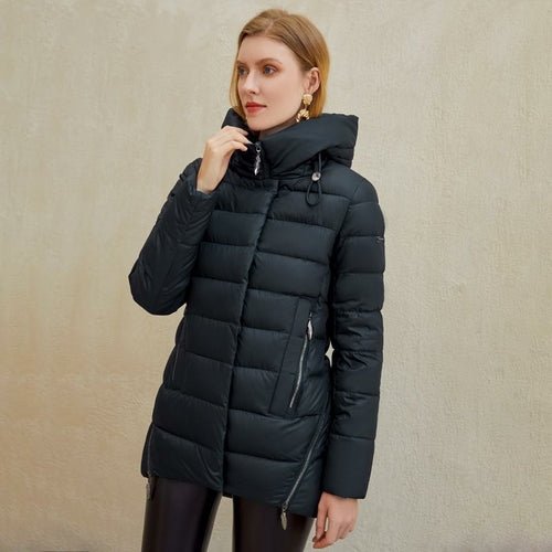 Parka Donna con Cappuccio – Giubbotto Invernale Caldo e Casual - Veyla