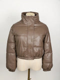 Parka Invernale Donna in Ecopelle Nera – Giacca Calda - Veyla