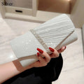 Pochette da Sera con Paillettes e Catena – Borsa Clutch Glitter - Veyla