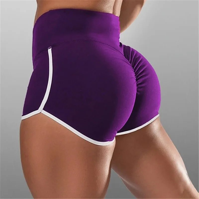 Shorts Donna Sportivi – Pantaloncini Slim Fitness Yoga Palestra a Vita Bassa - Veyla