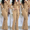 Tuta Donna Casual Y2K con Cintura e Cerniera - Veyla