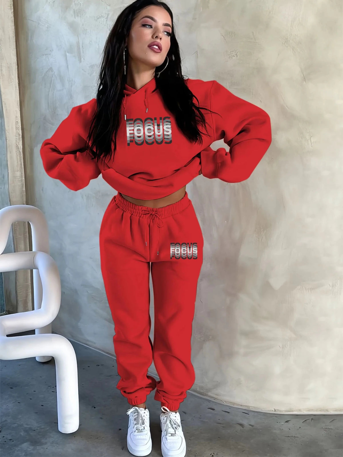Tuta Sportiva Donna Due Pezzi in Fleece – Felpa e Pantaloni Caldi Comfort Invernale - Veyla