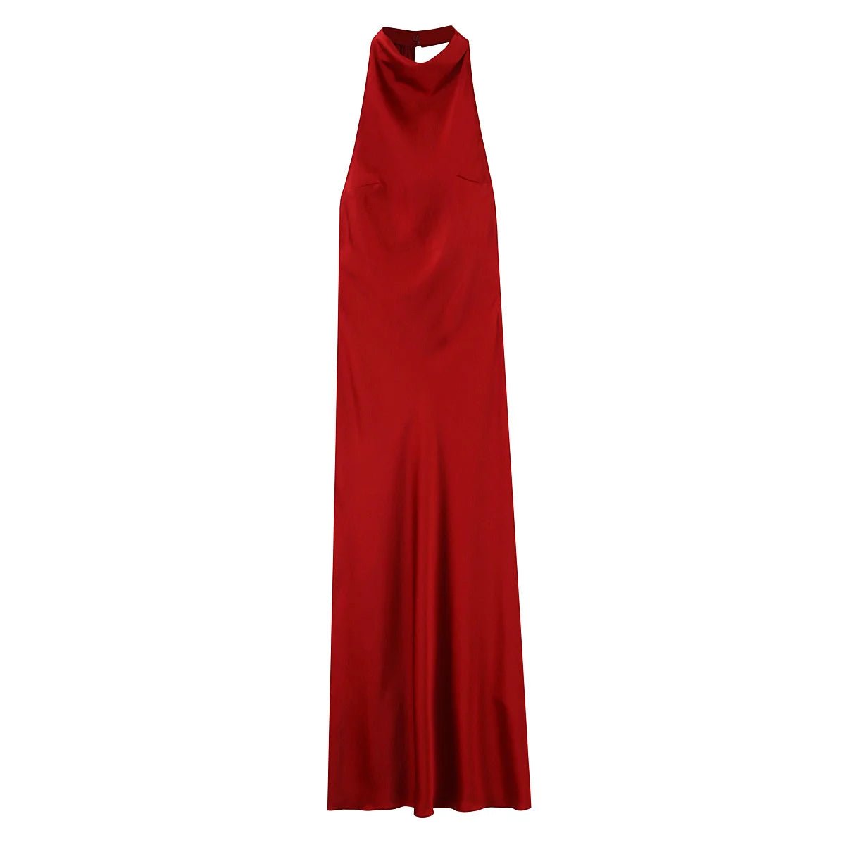 Veyla – Abito da Sera Lungo Senza Schienale in Raso – Elegante per Cerimonie - Veyla