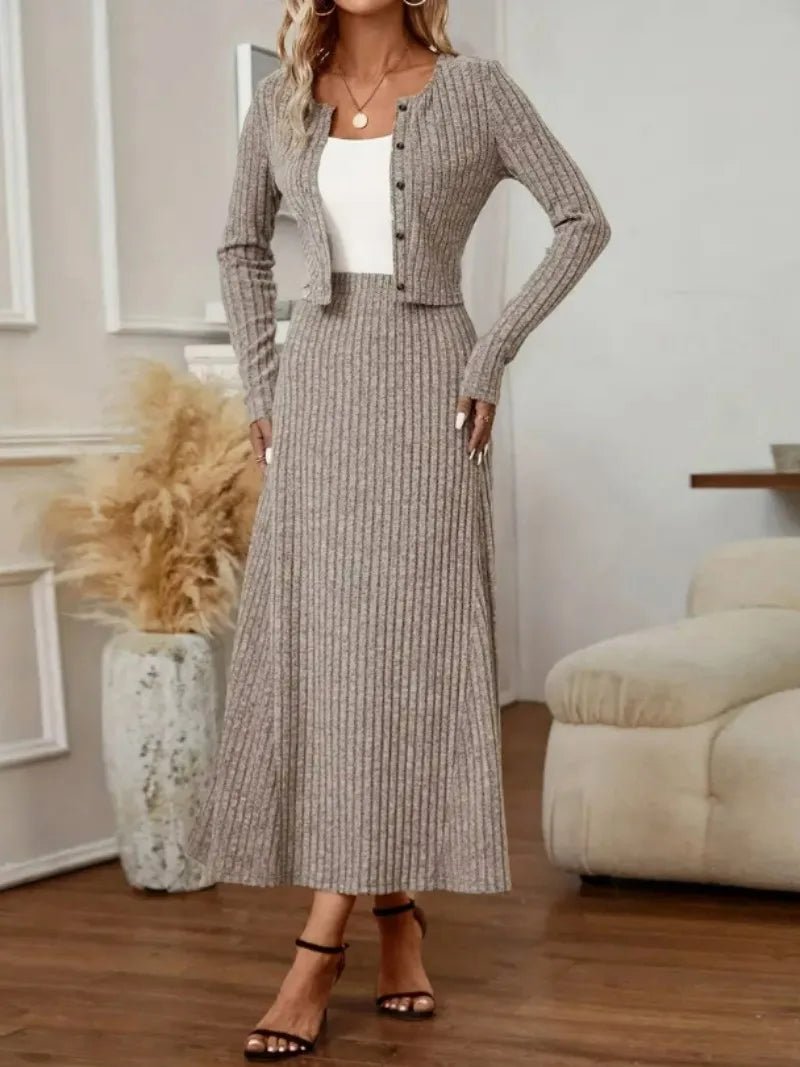 Veyla – Elegante Set di Abiti in Lana per Donna, Set Autunnale e Invernale con - Veyla