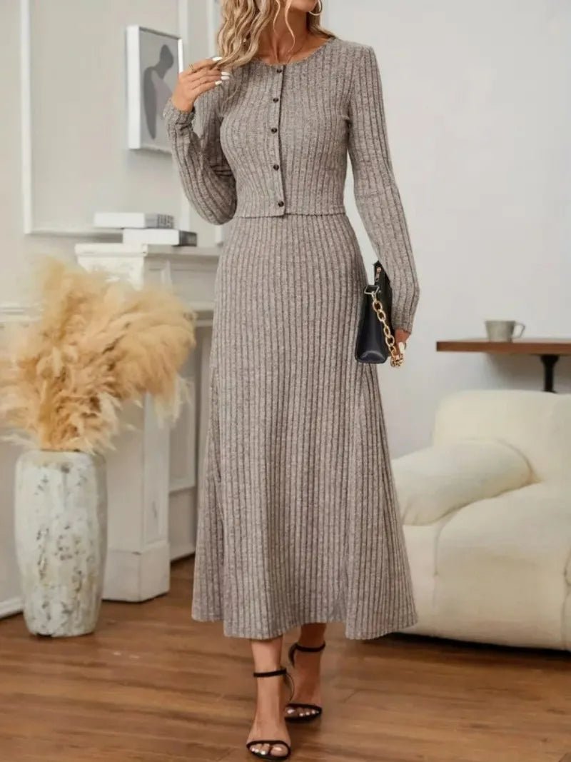Veyla – Elegante Set di Abiti in Lana per Donna, Set Autunnale e Invernale con - Veyla