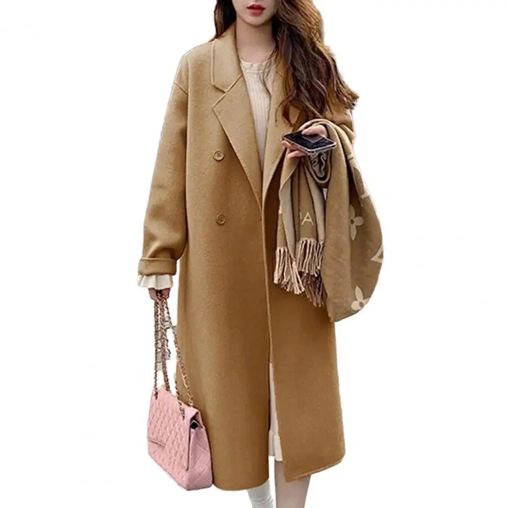 Veyla – Trench Doppiopetto Donna – Cappotto Lungo Invernale Elegante - Veyla