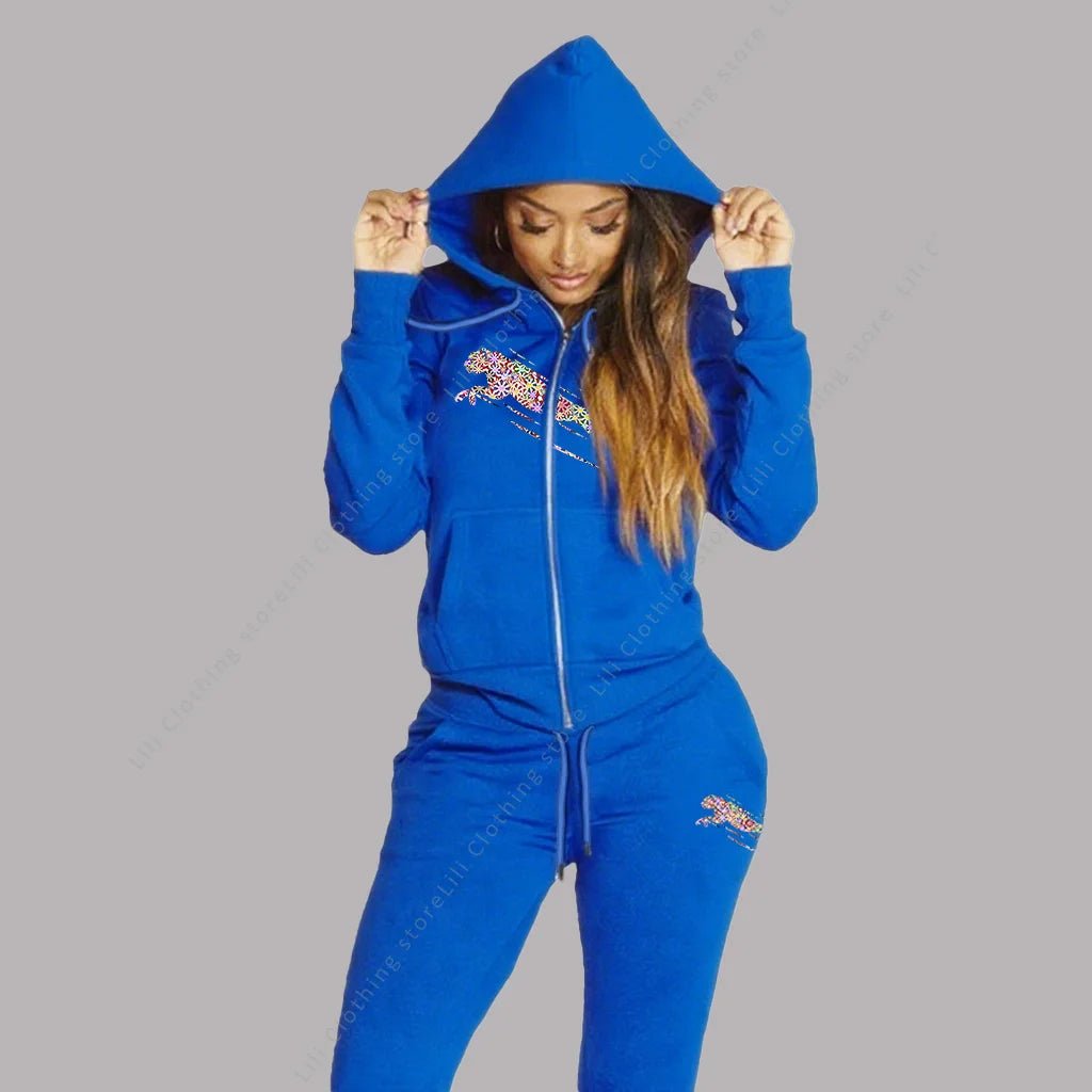 Veyla – Tuta da donna Felpe con cappuccio estetiche Felpe Pantaloni sportivi S - Veyla