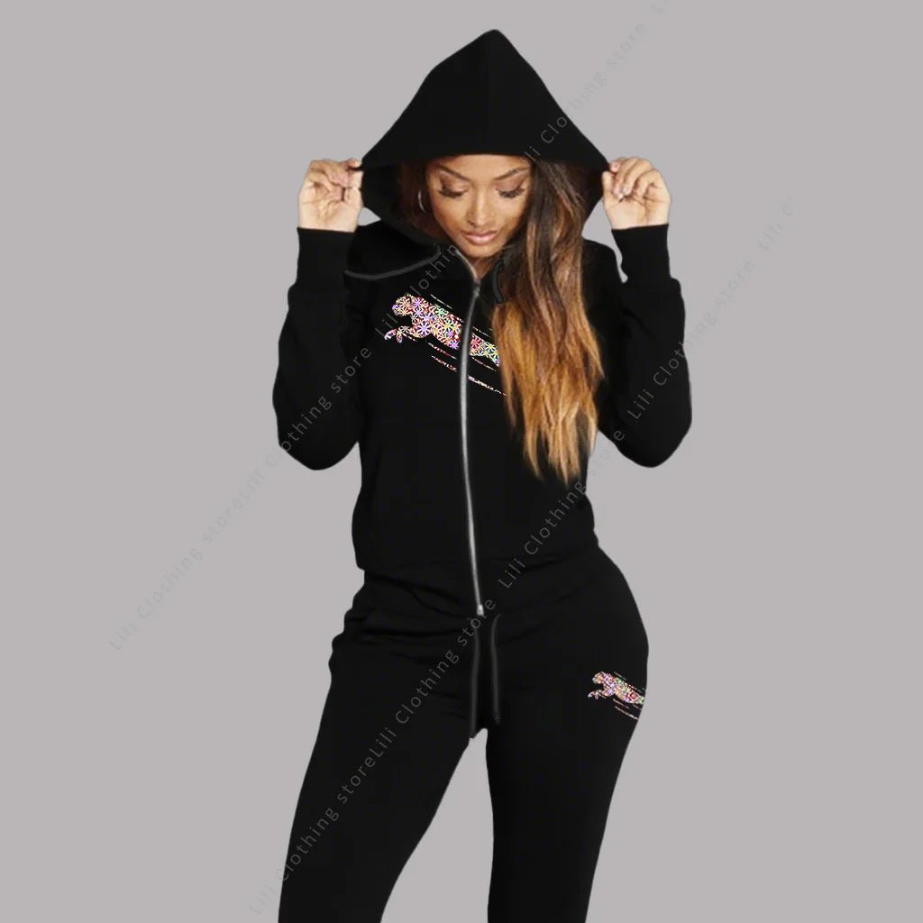 Veyla – Tuta da donna Felpe con cappuccio estetiche Felpe Pantaloni sportivi S - Veyla