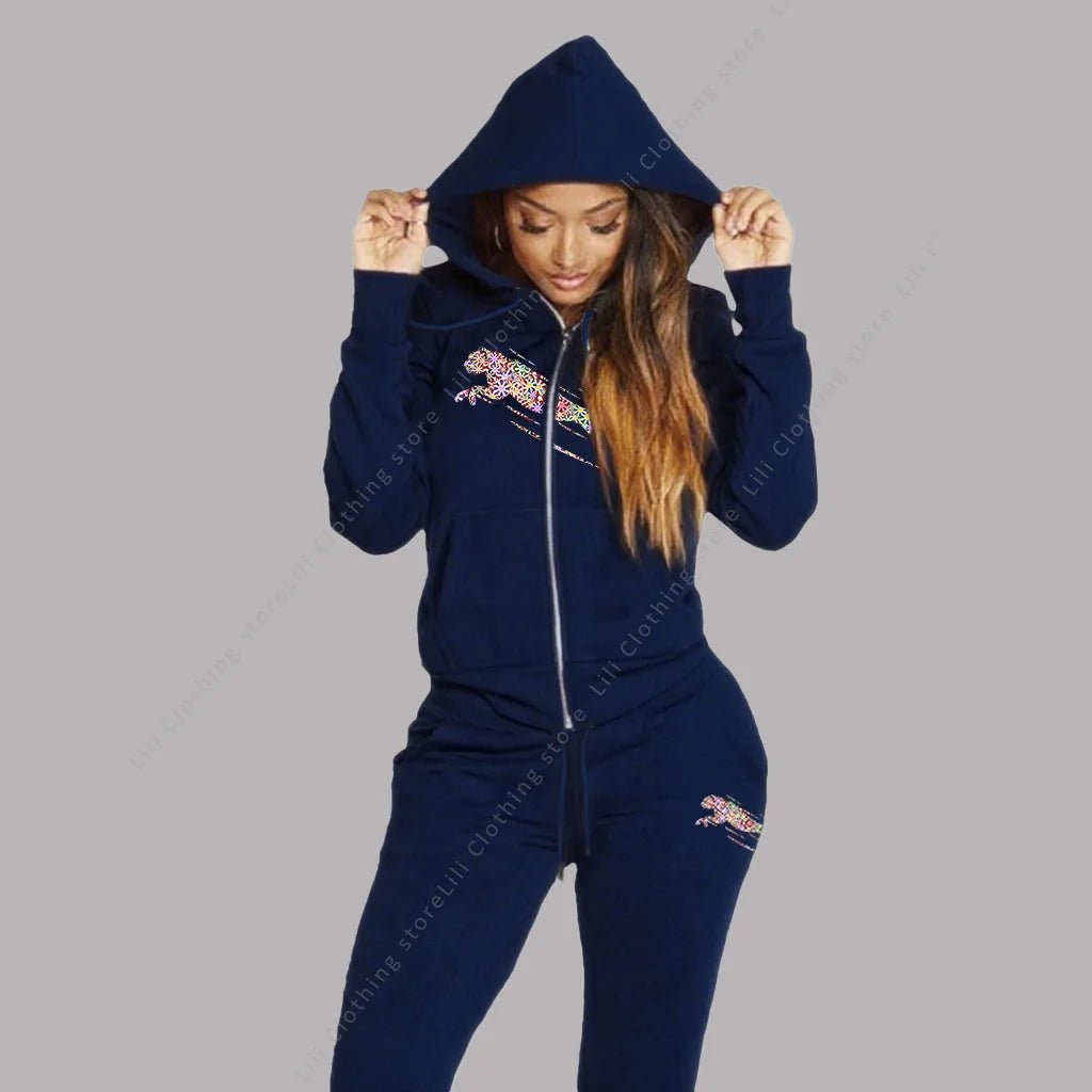 Veyla – Tuta da donna Felpe con cappuccio estetiche Felpe Pantaloni sportivi S - Veyla
