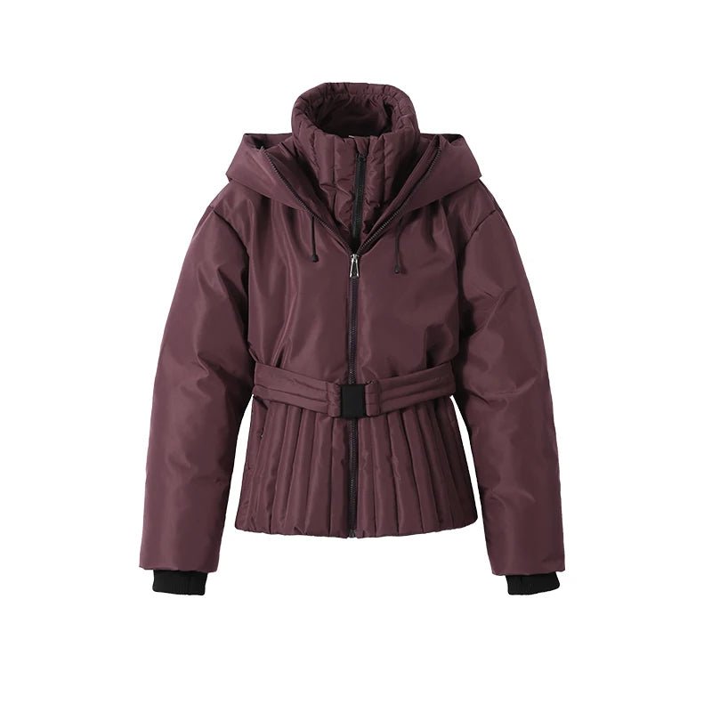 Veyla – Tuta Intera Donna Invernale – Colletto Coreano, Gamba Larga, Stile Chi - Veyla